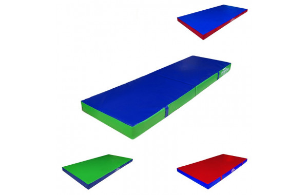 Мат гимнастический 200х50х5см винилискожа складной в 2 сложения (ппу) Dinamika ZSO-001269 600_380