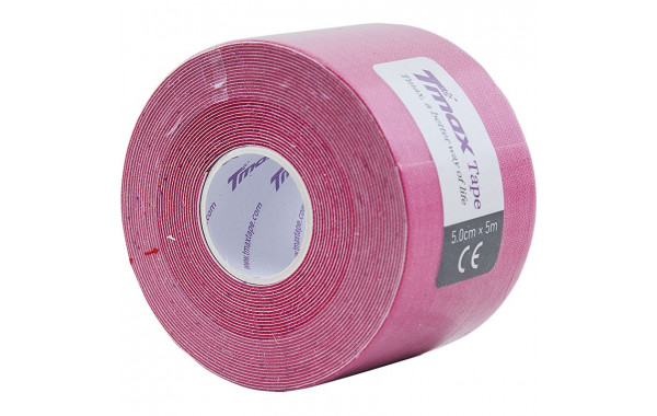 Тейп кинезиологический Tmax Extra Sticky Pink розовый 600_380