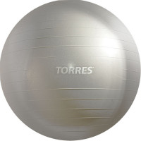 Мяч гимнастический d55 см Torres с насосом AL121155SL серый