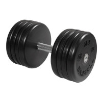 Гантель классик MB Barbell с вращающейся ручкой 42 кг MB-FdbEM-B42