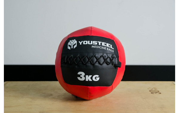 Медбол детский YouSteel 3кг, D254мм 600_380