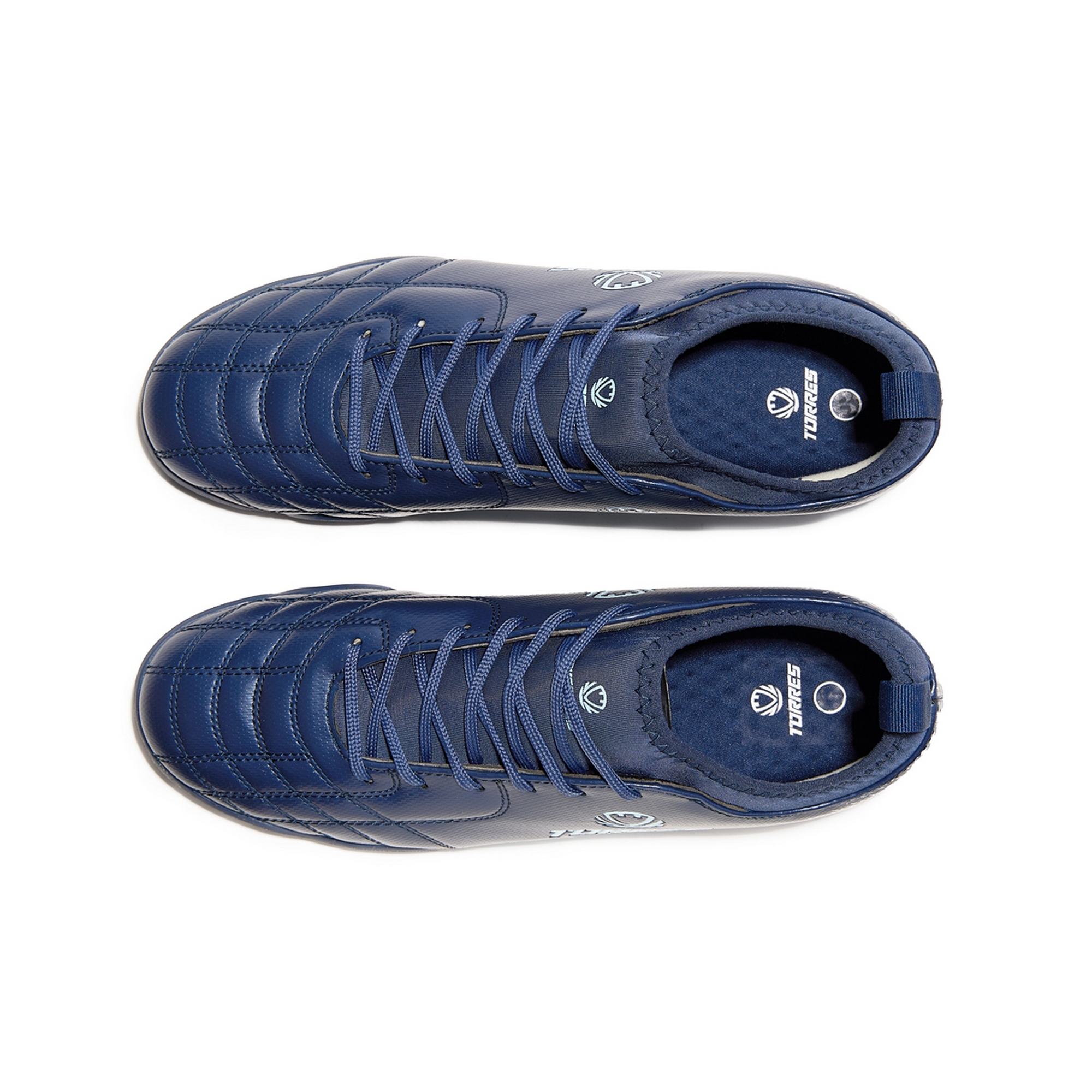 Бутсы футбольные (многошиповки) подростковые Torres BOLA-J TS2342310-372 с носком, синий 2000_2000