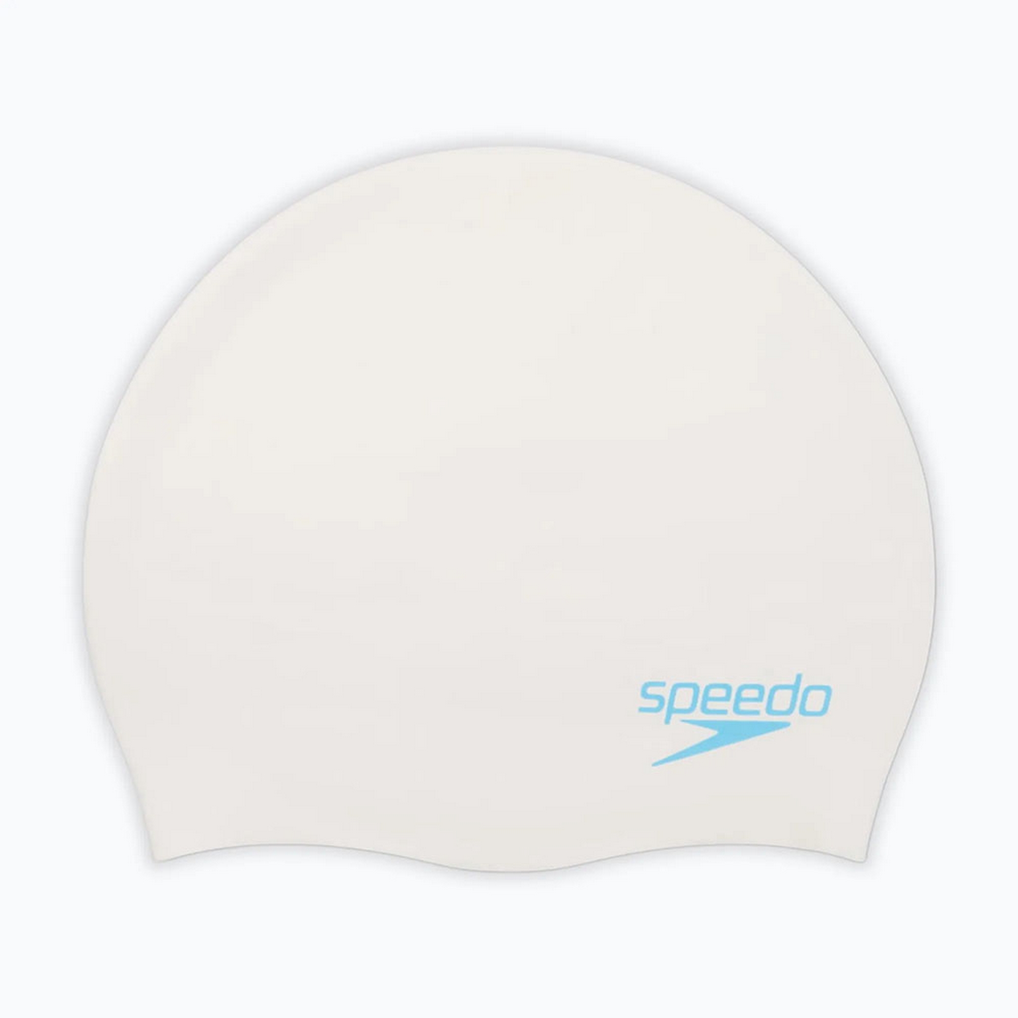 Шапочка для плавания детская, силикон Speedo Moulded Silicone Cap Jr 8-7099017621 белый 2000_2000