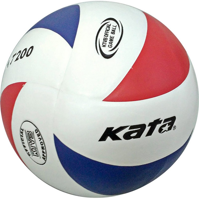 Мяч волейбольный Kata C33287 р.5 бело-сине-красный 800_800